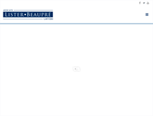 Tablet Screenshot of listerlawyers.com